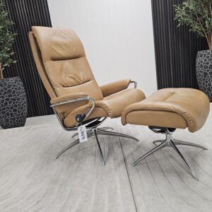 Stressless® Tokyo lenestol med høy rygg og krakk - Bilde 11