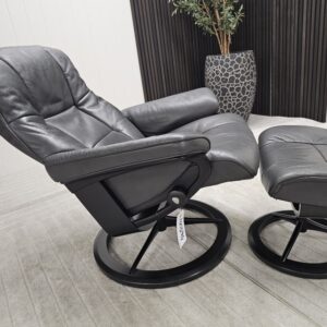 Stressless® Mayfair Signature lenestol med krakk - Bilde 4