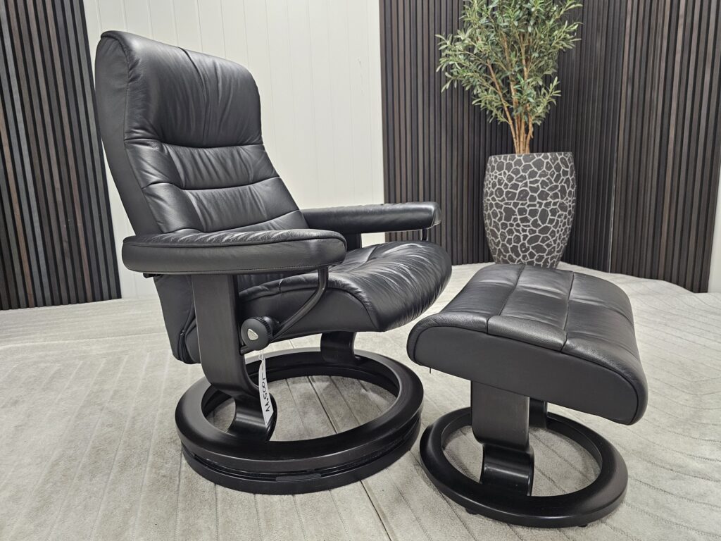 Stressless® Opal lenestol med krakk