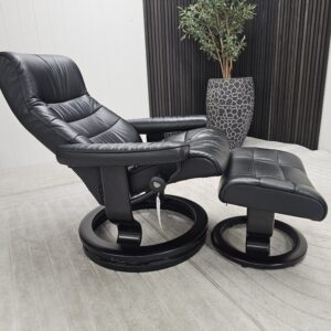 Stressless® Opal lenestol med krakk - Bilde 4