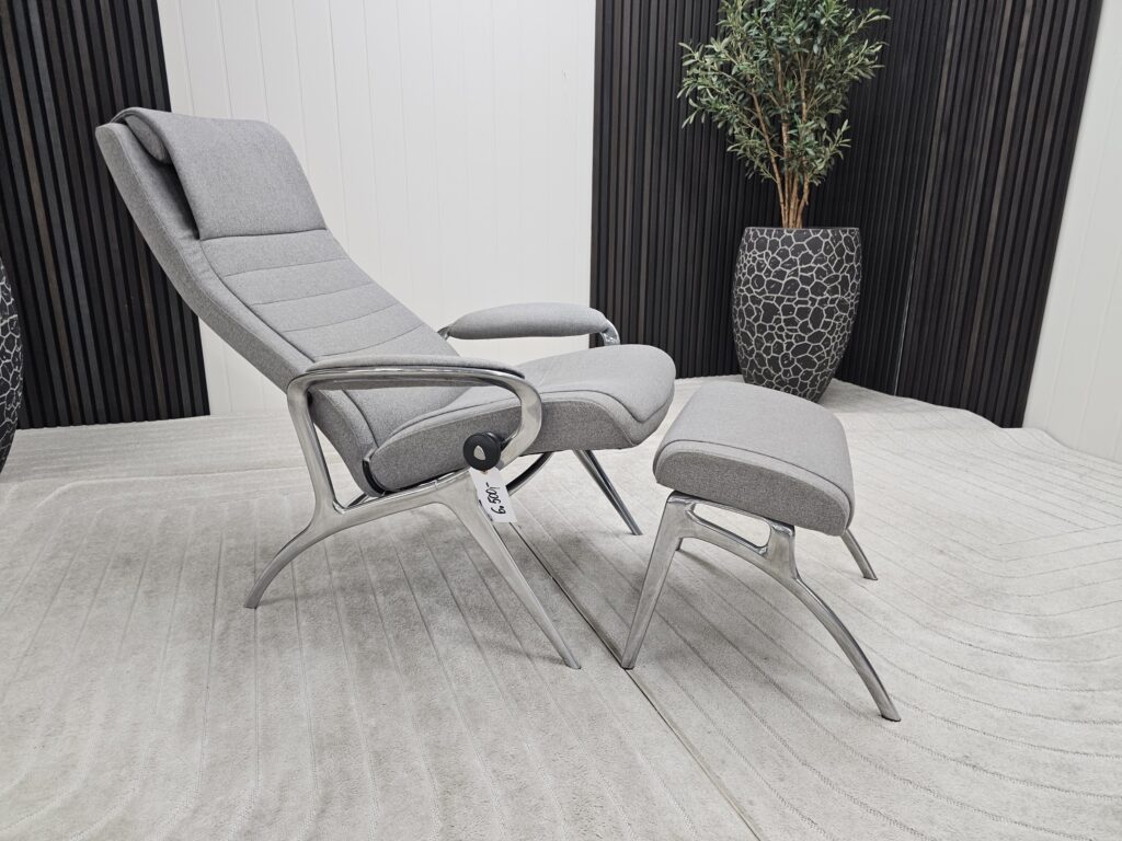 Stressless James lenestol med krakk