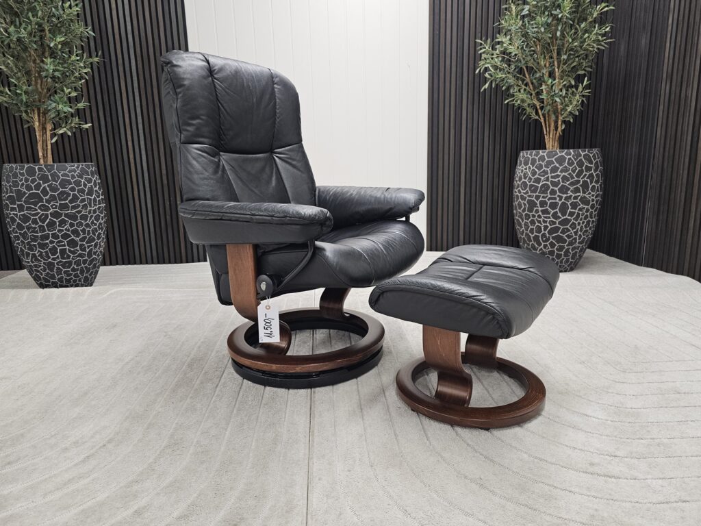 Stressless Mayfair lenestol med krakk