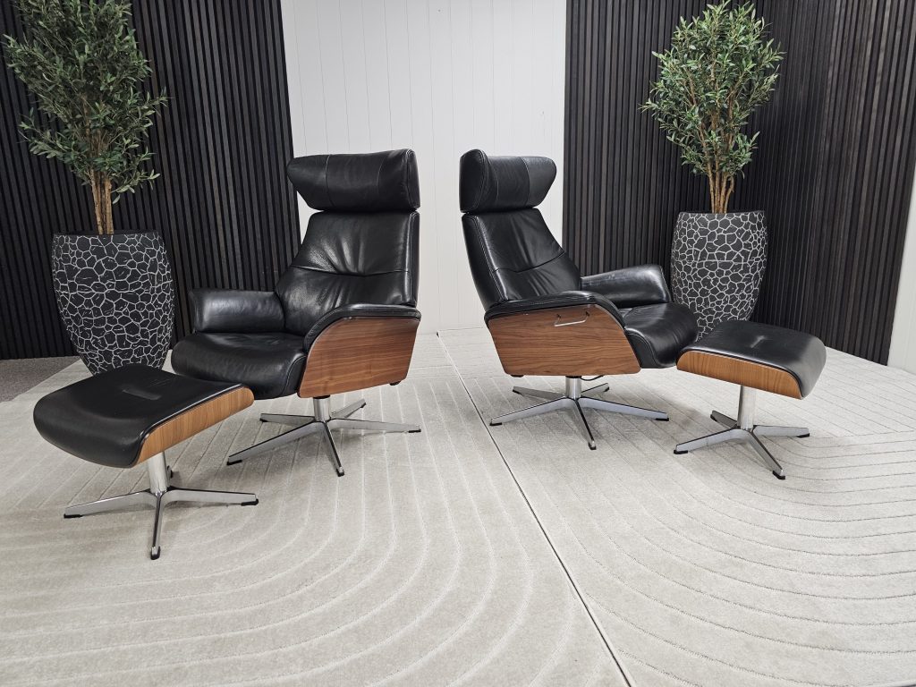 2 stk. Conform Air lenestoler med krakk
