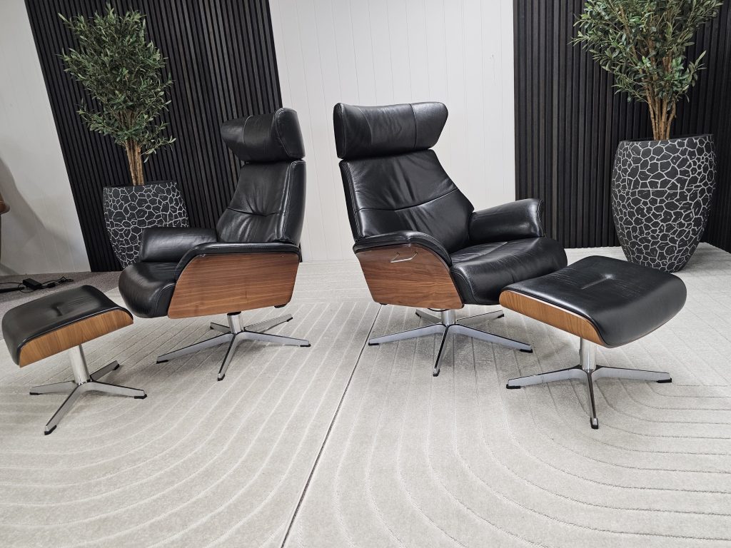 2 stk. Conform Air lenestoler med krakk