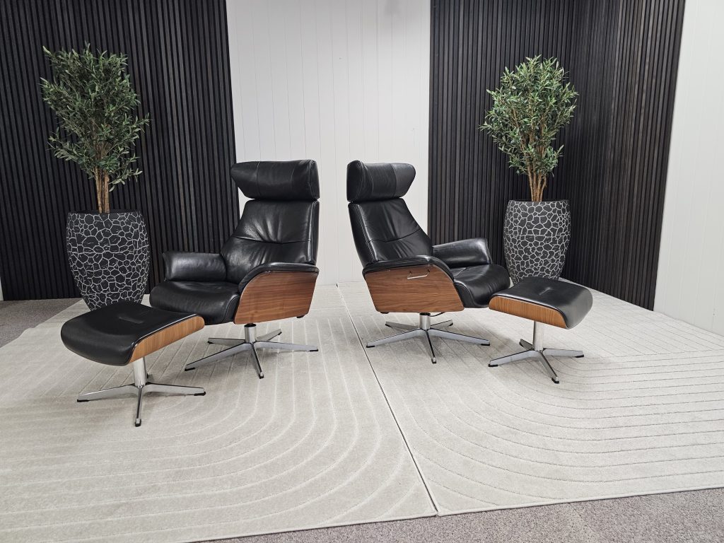2 stk. Conform Air lenestoler med krakk