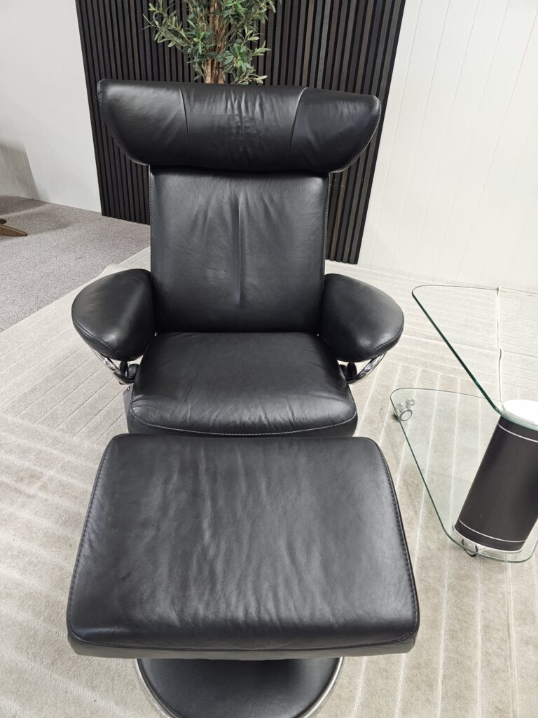 2 stk. Stressless® Jazz lenestoler med krakk