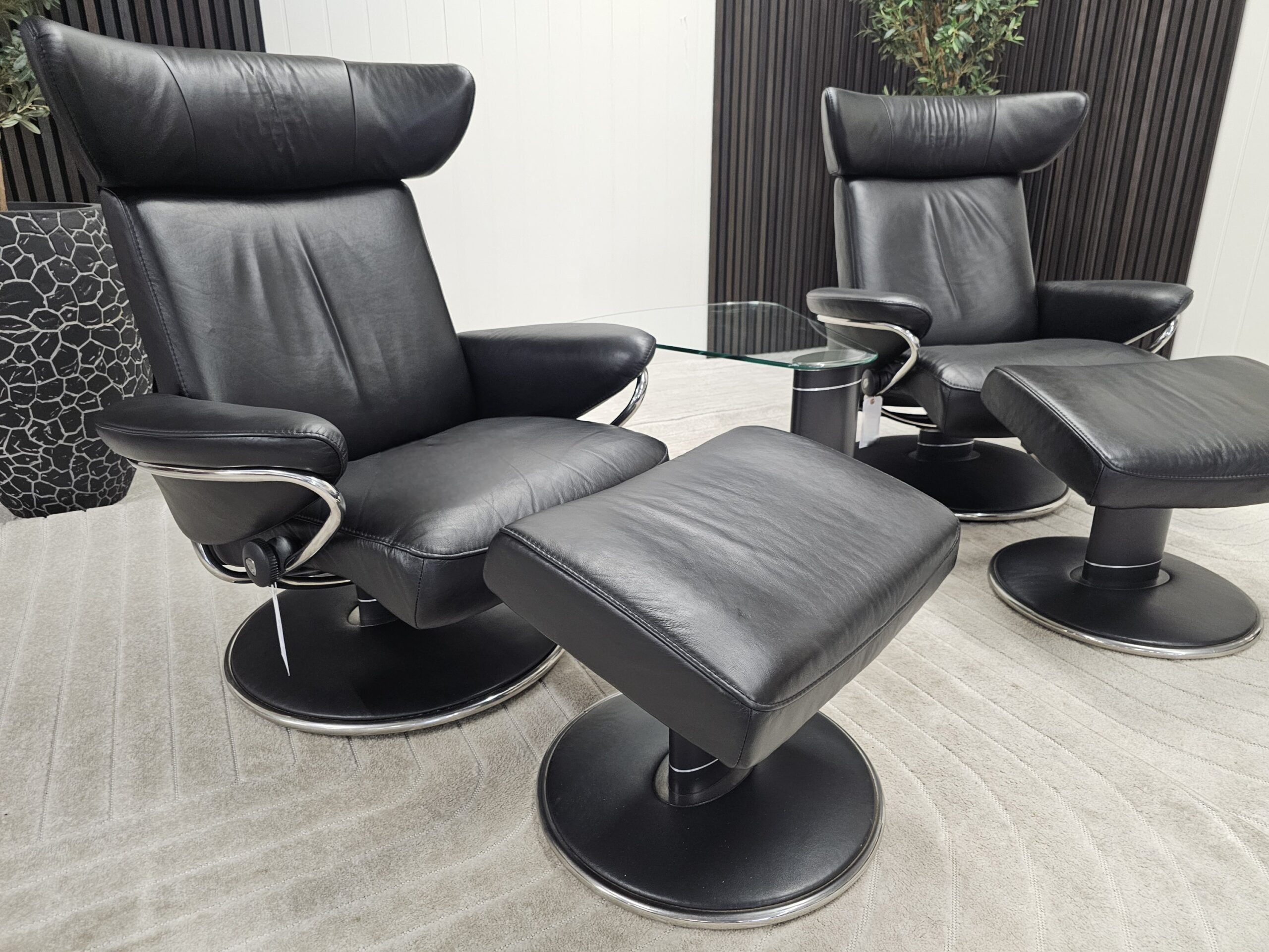 2 stk. Stressless® Jazz lenestoler med krakk - Bilde 12