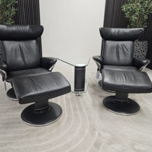 2 stk. Stressless® Jazz lenestoler med krakk - Bilde 13