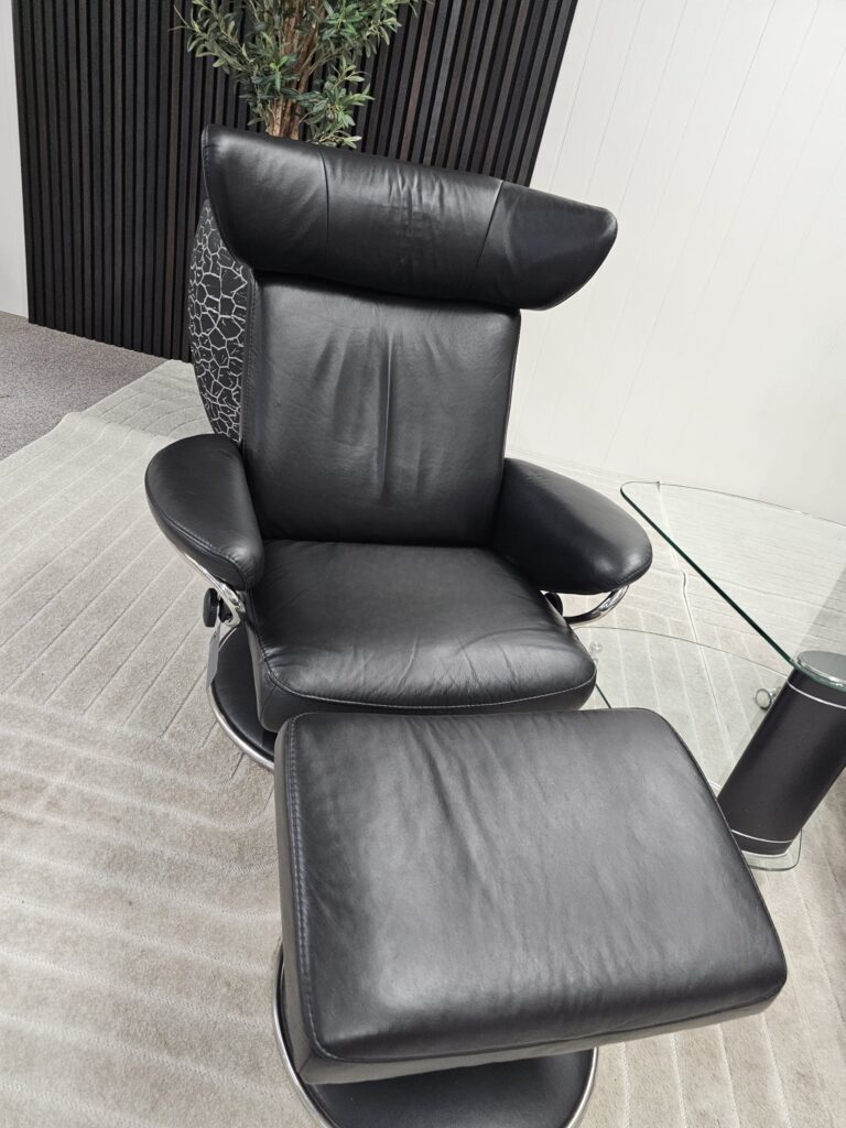 2 stk. Stressless® Jazz lenestoler med krakk