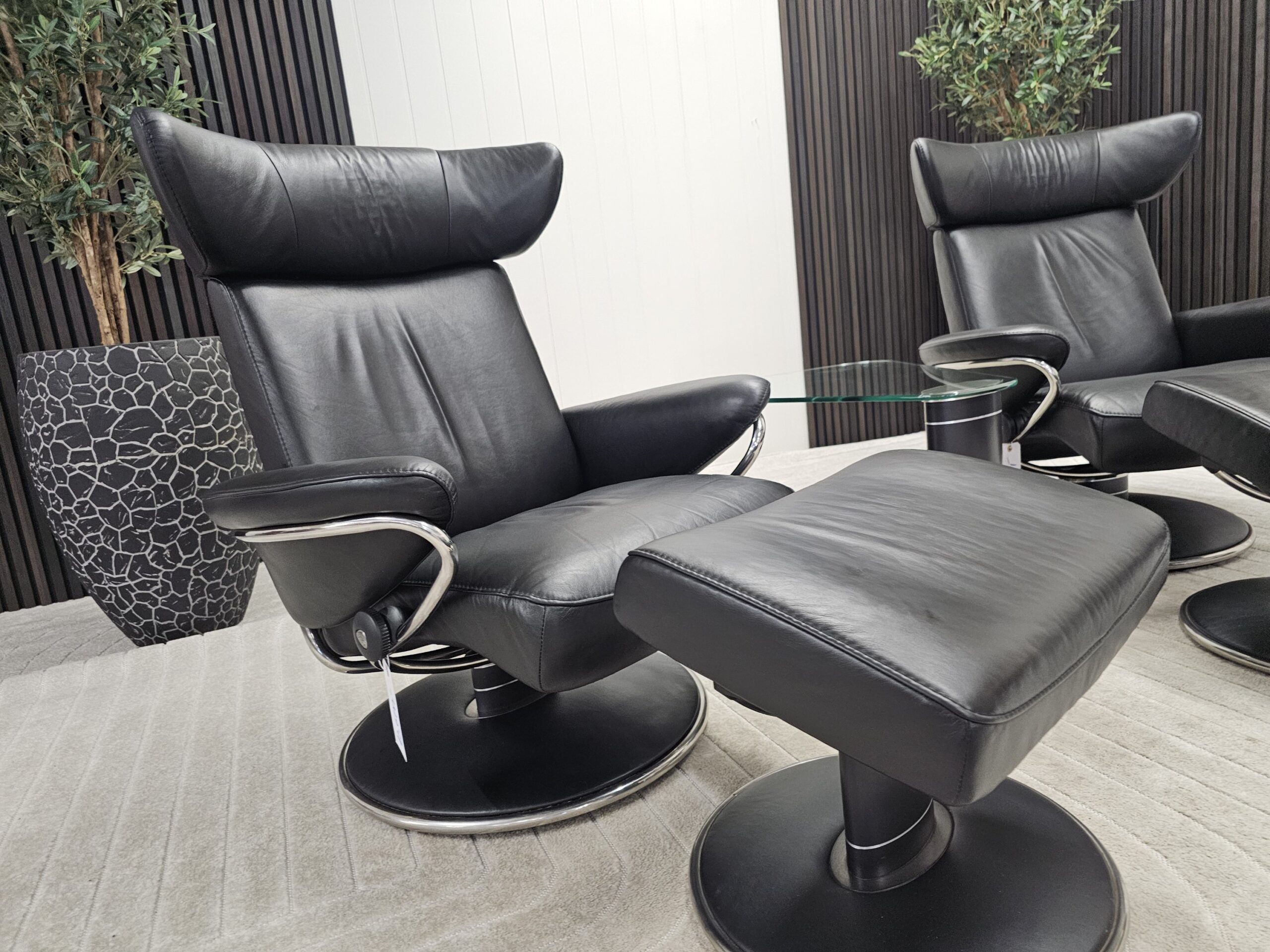 2 stk. Stressless® Jazz lenestoler med krakk - Bilde 11