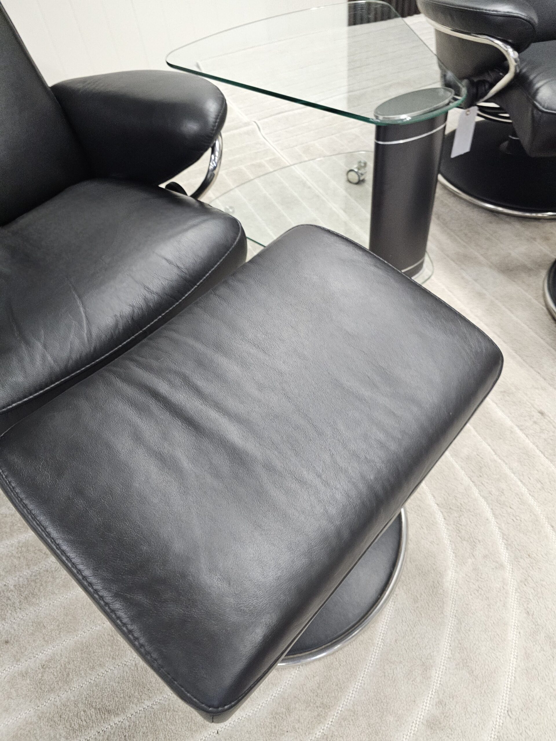 2 stk. Stressless® Jazz lenestoler med krakk - Bilde 6