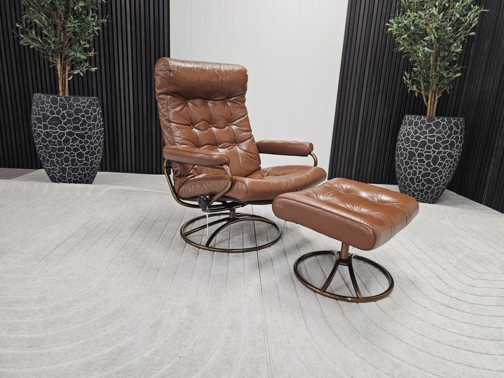 Stressless® Original 1974 lenestol med krakk