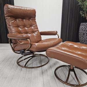 Stressless® Original 1974 lenestol med krakk - Bilde 7