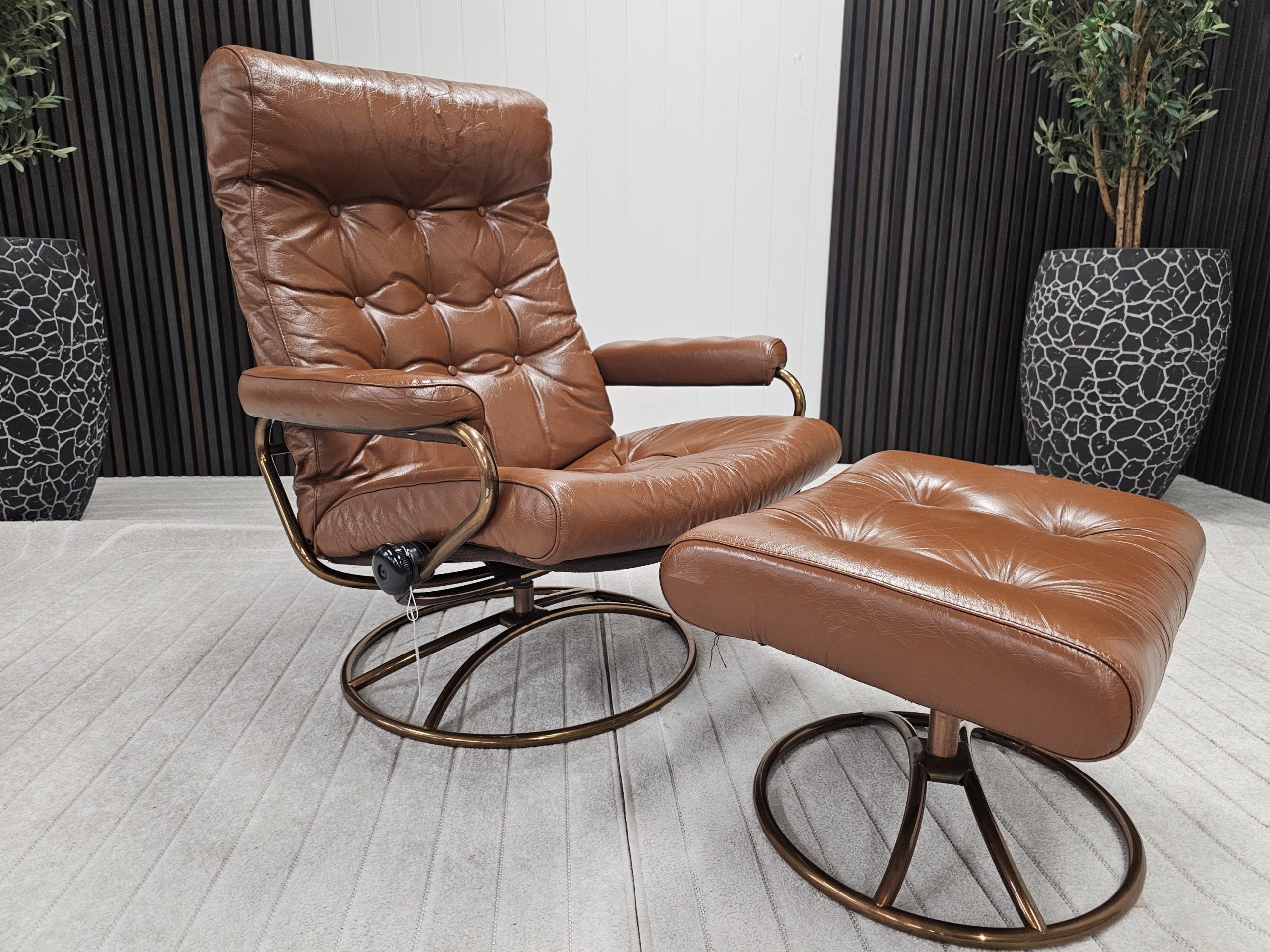 Stressless® Original 1974 lenestol med krakk - Bilde 7