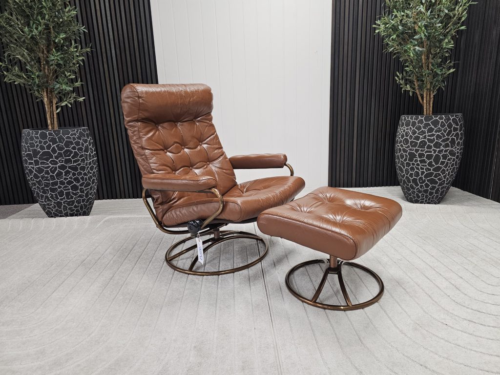 Stressless® Original 1974 lenestol med krakk