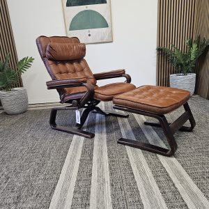 Ekornes Stressless Globe lenestol med krakk - Bilde 3