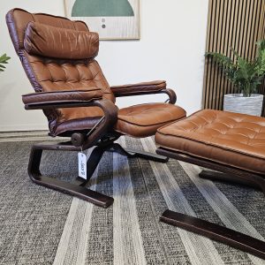 Ekornes Stressless Globe lenestol med krakk - Bilde 5