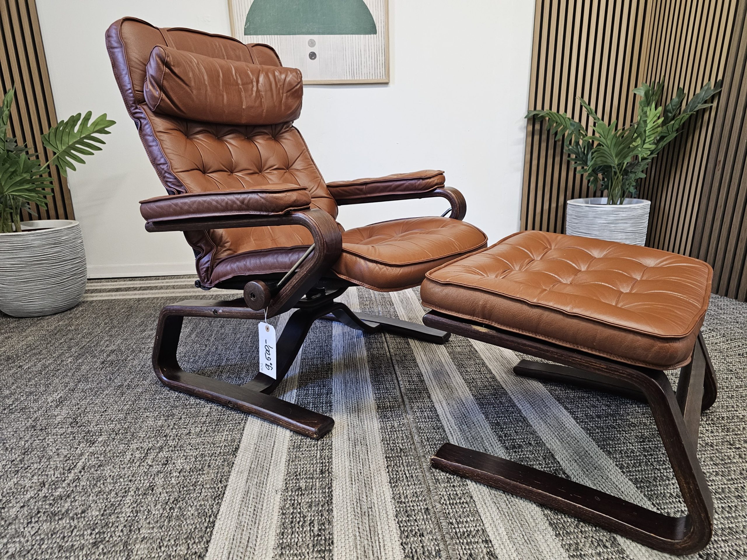 Ekornes Stressless Globe lenestol med krakk - Bilde 5