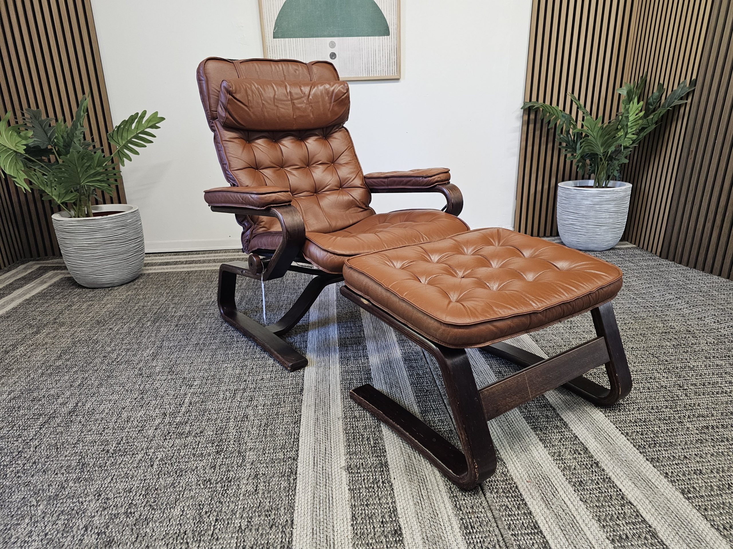 Ekornes Stressless Globe lenestol med krakk - Bilde 2