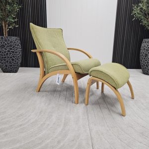 Brunstad Delta Adventure Lav lenestol med krakk - Bilde 8