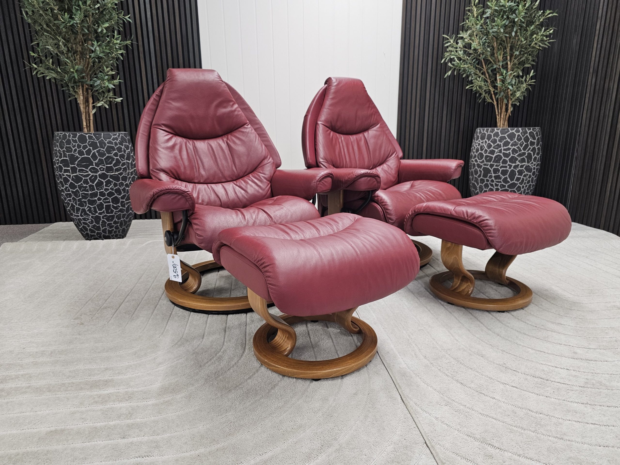 2 stk. Stressless Voyager lenestol med krakk - Bilde 9