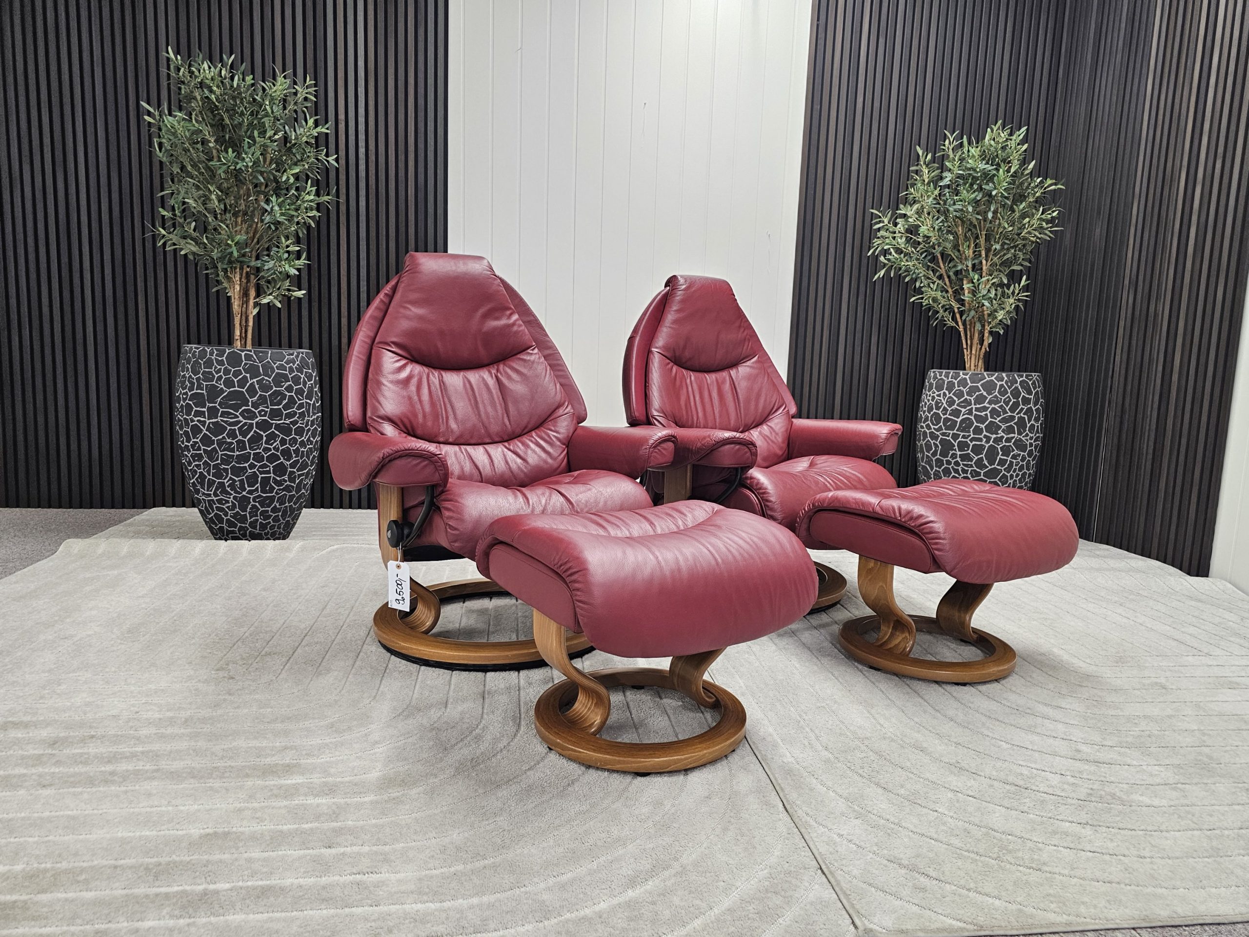 2 stk. Stressless Voyager lenestol med krakk - Bilde 6