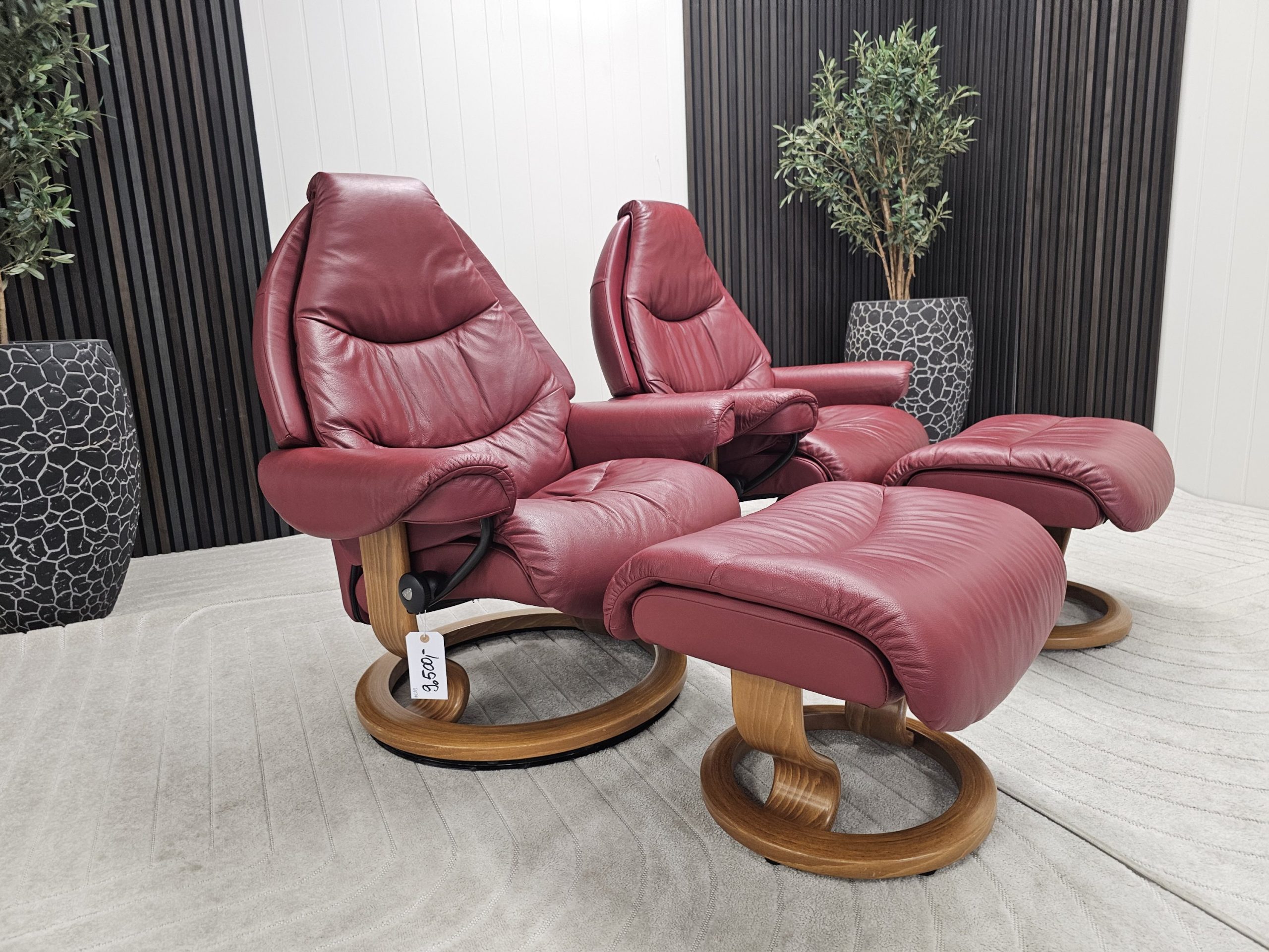 2 stk. Stressless Voyager lenestol med krakk - Bilde 14