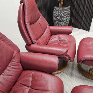 2 stk. Stressless Voyager lenestol med krakk - Bilde 12