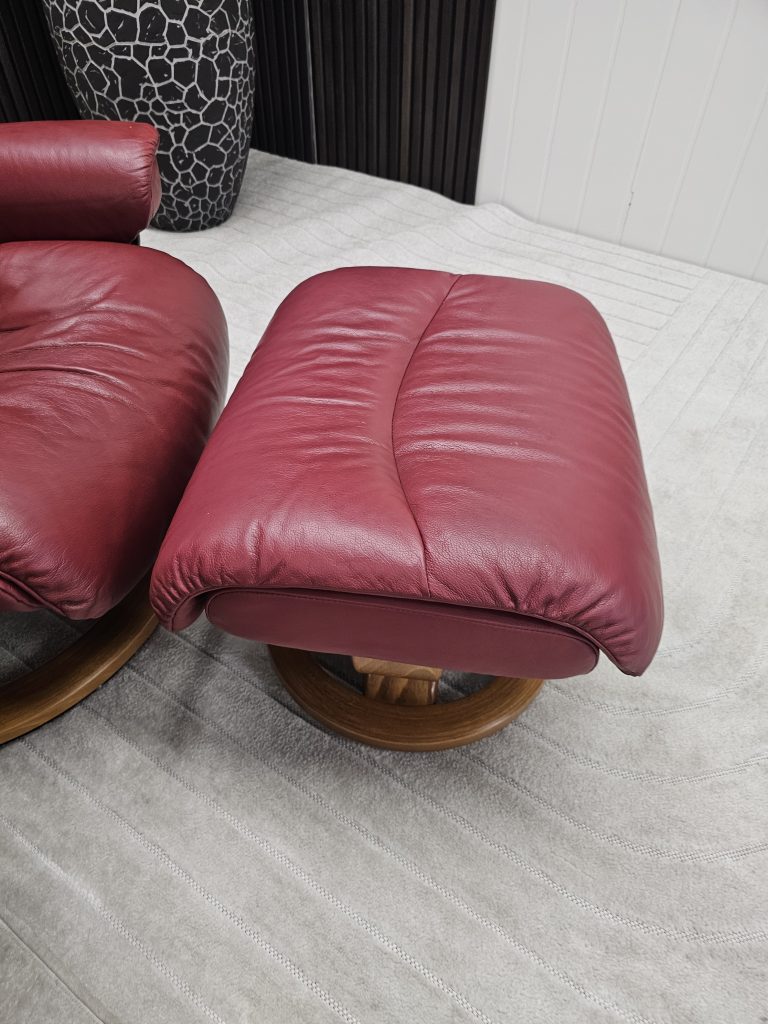 2 stk. Stressless Voyager lenestol med krakk
