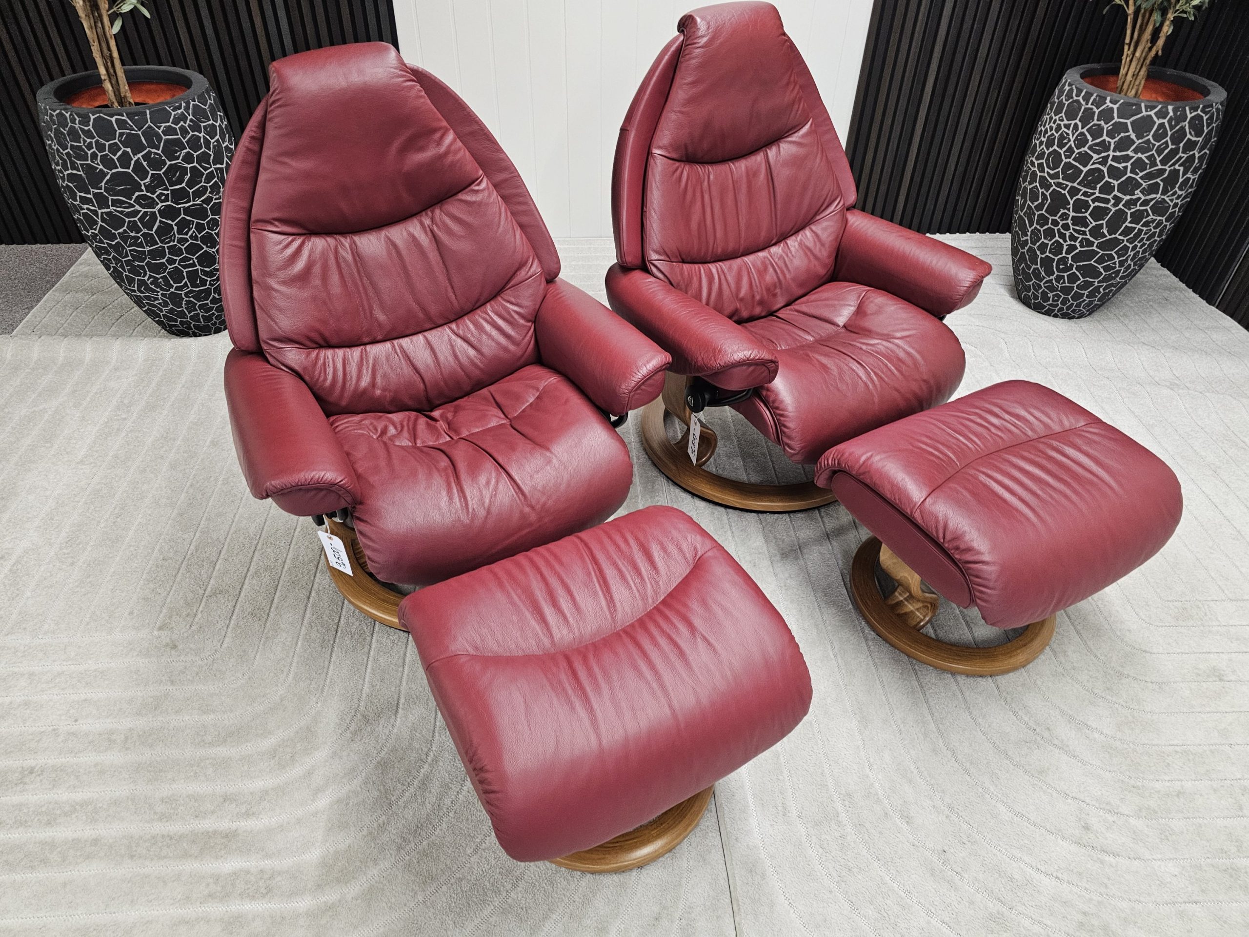 2 stk. Stressless Voyager lenestol med krakk - Bilde 8