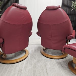 2 stk. Stressless Voyager lenestol med krakk - Bilde 18