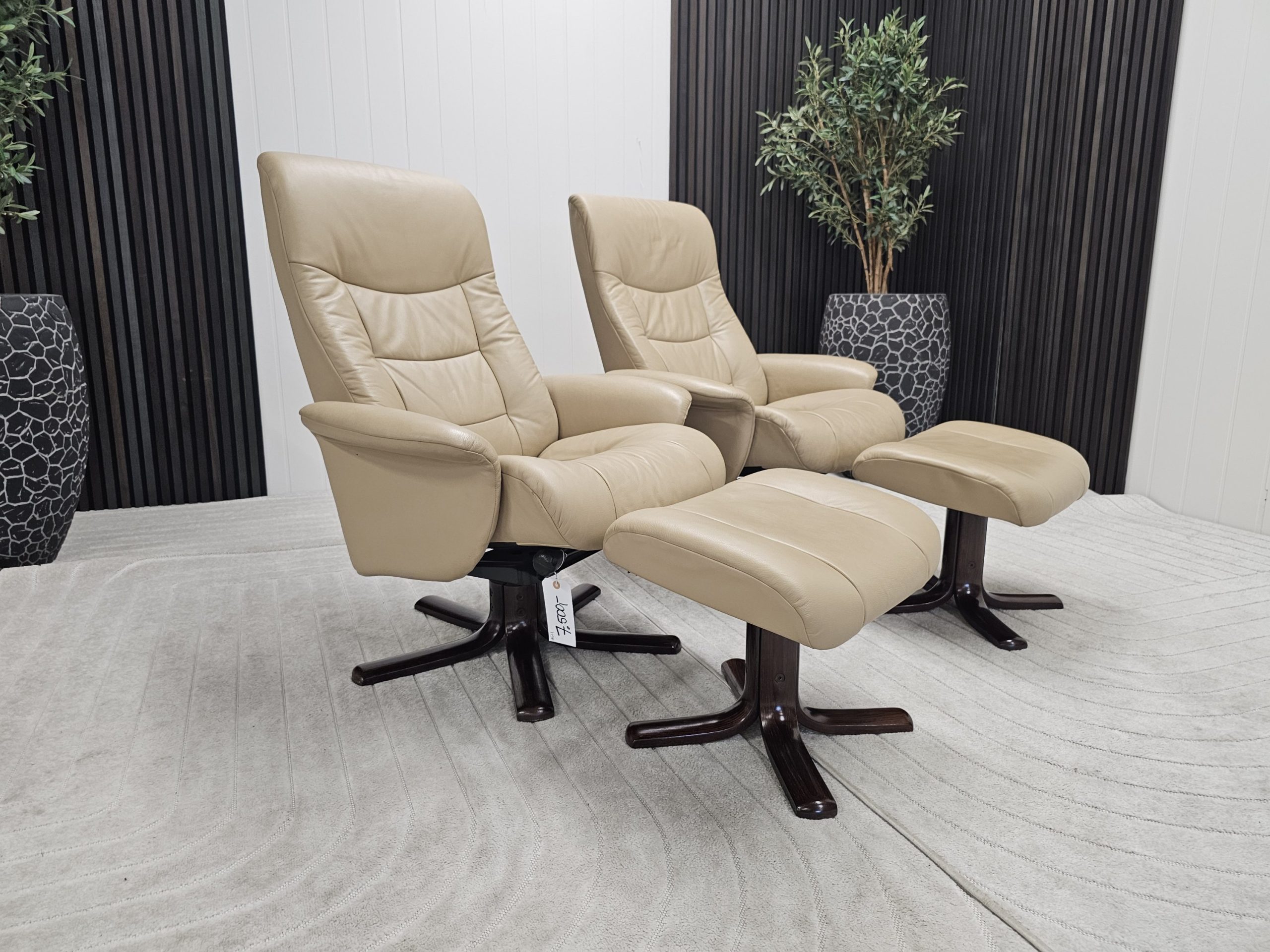 2 stk IMG Comfort lenestoler med krakk - Bilde 2