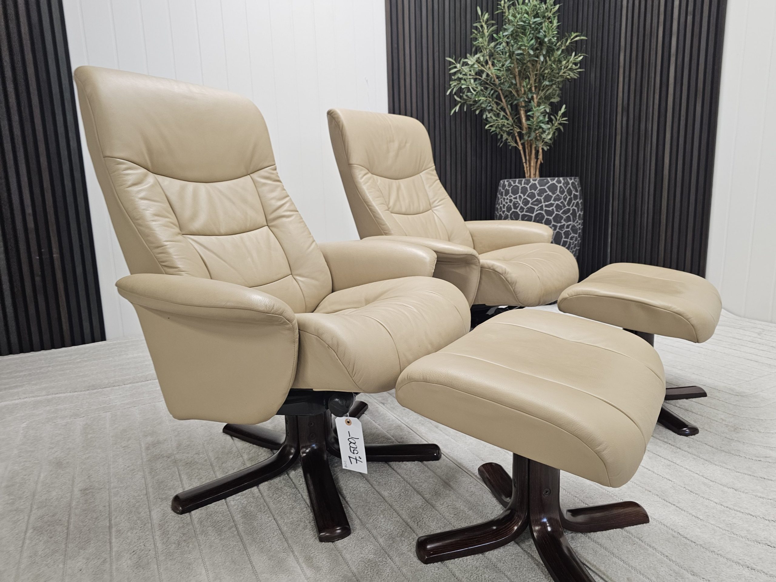 2 stk IMG Comfort lenestoler med krakk - Bilde 3
