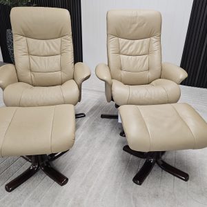 2 stk IMG Comfort lenestoler med krakk - Bilde 6