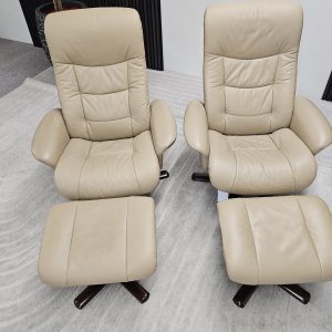 2 stk IMG Comfort lenestoler med krakk - Bilde 5