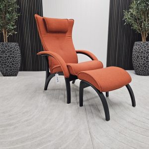Brunstad Delta Legend lenestol med krakk - Bilde 3