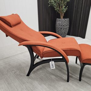 Brunstad Delta Legend lenestol med krakk - Bilde 11