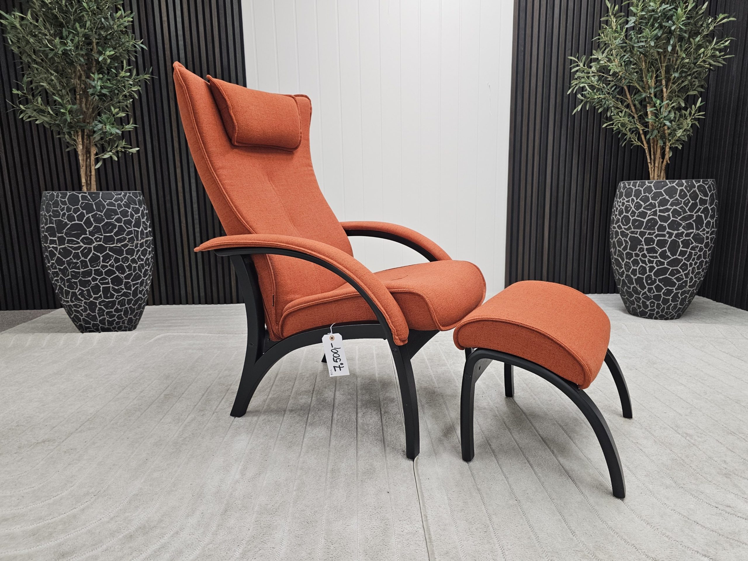 Brunstad Delta Legend lenestol med krakk - Bilde 4