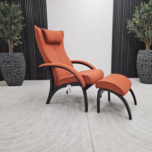 Brunstad Delta Legend lenestol med krakk - Bilde 9