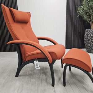 Brunstad Delta Legend lenestol med krakk - Bilde 5