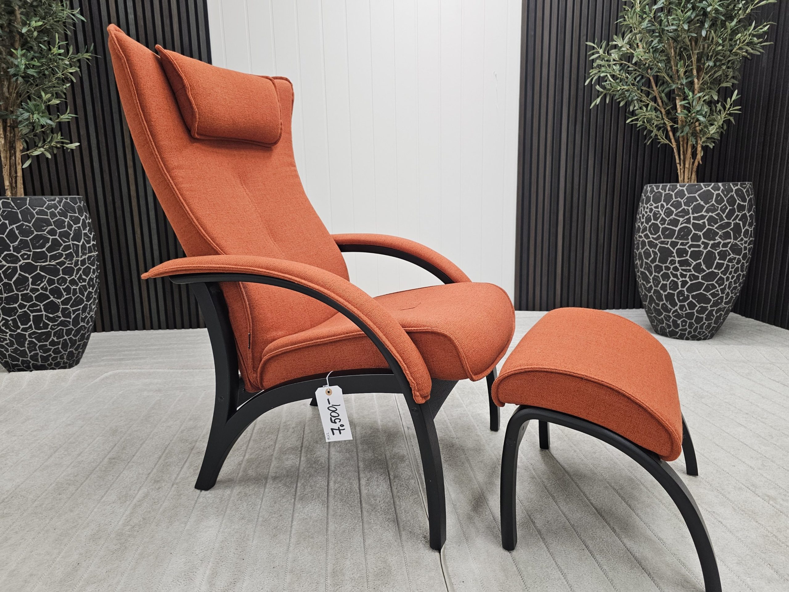Brunstad Delta Legend lenestol med krakk - Bilde 5