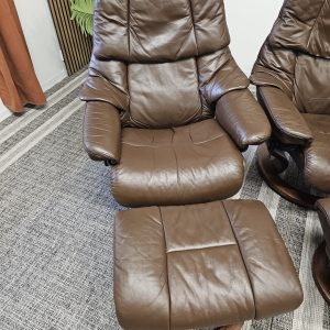 2 stk. Stressless® Reno lenestoler med krakk - Bilde 20