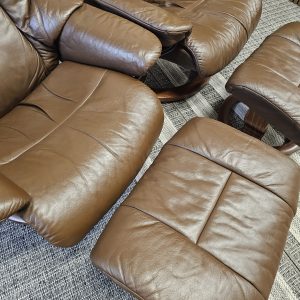 2 stk. Stressless® Reno lenestoler med krakk - Bilde 19