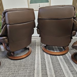 2 stk. Stressless® Reno lenestoler med krakk - Bilde 8