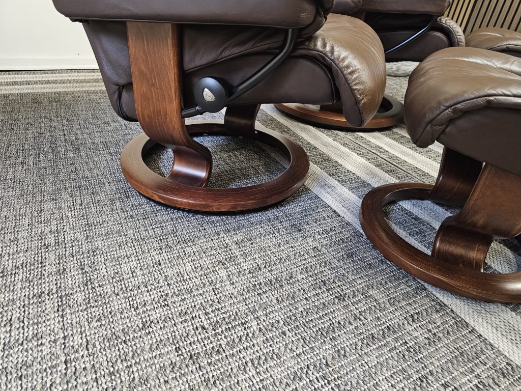 2 stk. Stressless® Reno lenestoler med krakk