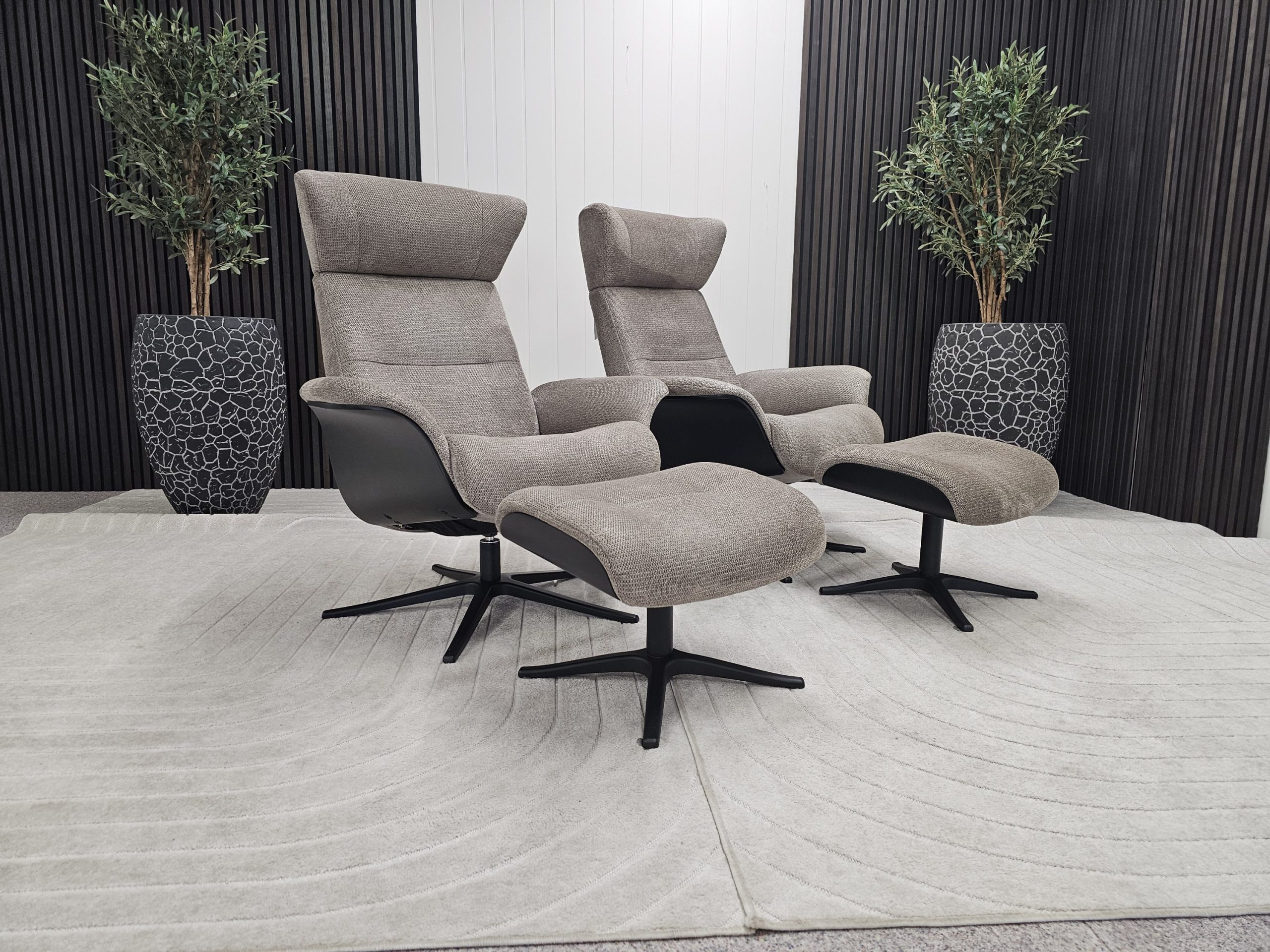 2 stk. IMG Taycan Medium lenestoler med krakk - Bilde 14