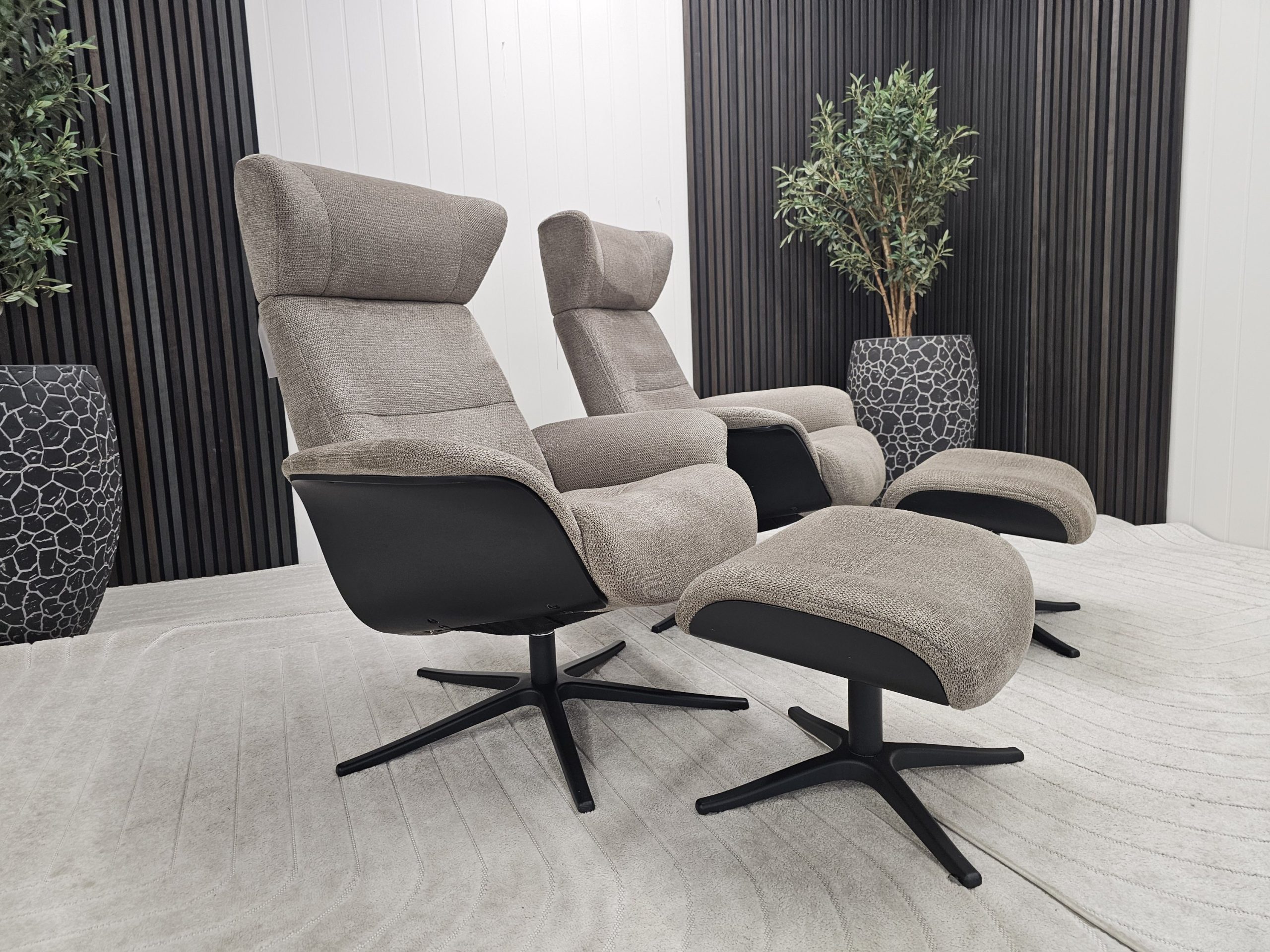 2 stk. IMG Taycan Medium lenestoler med krakk - Bilde 2