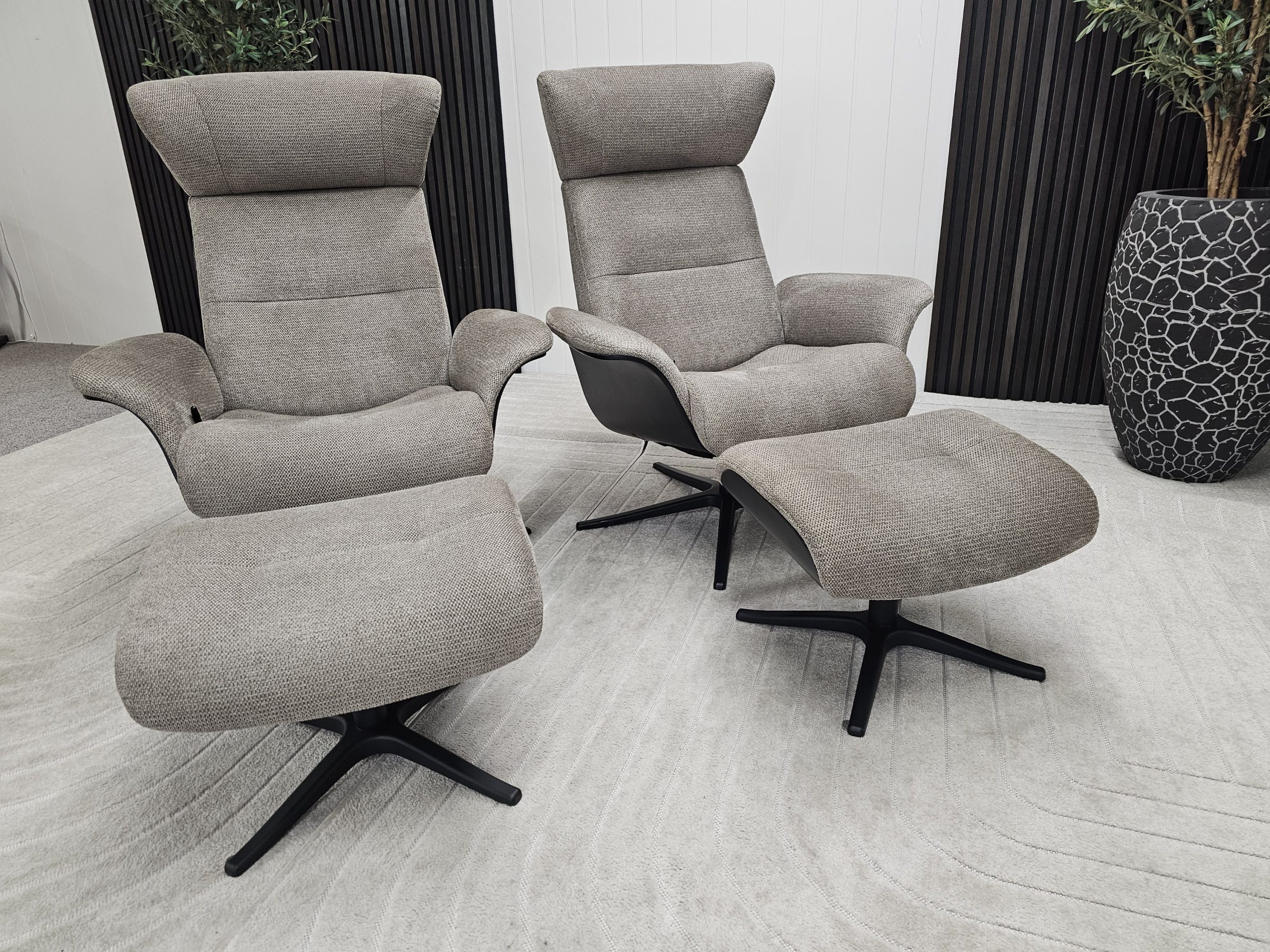2 stk. IMG Taycan Medium lenestoler med krakk - Bilde 9