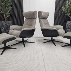 2 stk. IMG Taycan Medium lenestoler med krakk - Bilde 5