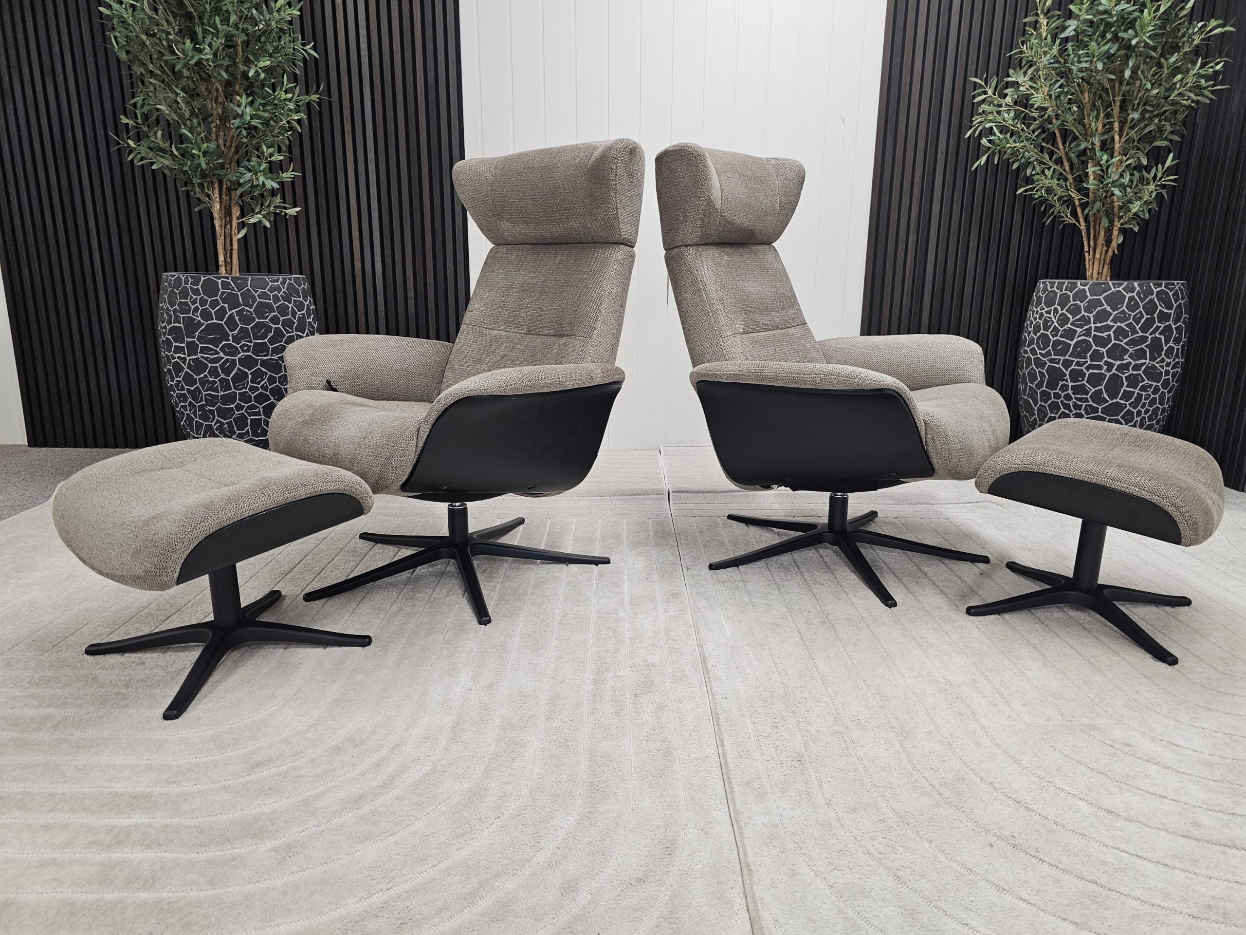 2 stk. IMG Taycan Medium lenestoler med krakk - Bilde 5